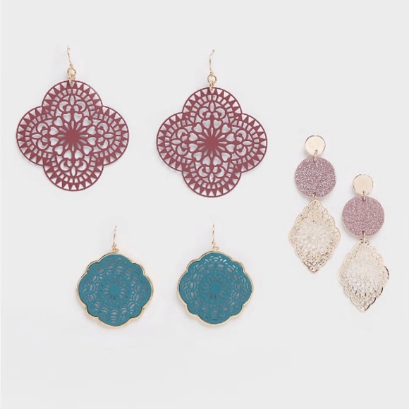 torrid Jewelry - NEW Torrid Filigree & Scalloped Earring Set (3 pr)